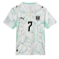 Camiseta Austria Marko Arnautovic #7 Segunda Equipación Replica Mundial 2026 mangas cortas